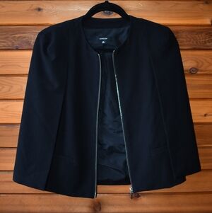 Anthropologie DREW Black Women's Cape Blazer